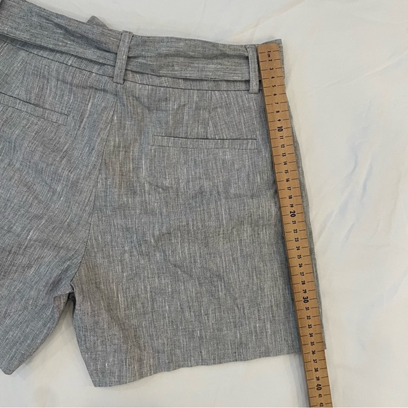 Banana Republic Grey Linen Cotton Shorts - Picture 4 of 8
